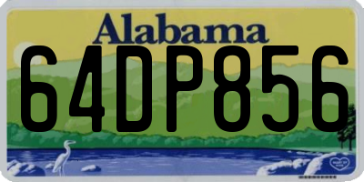 AL license plate 64DP856