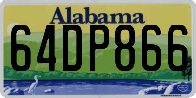 AL license plate 64DP866