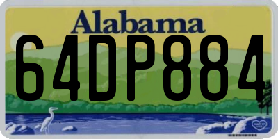 AL license plate 64DP884
