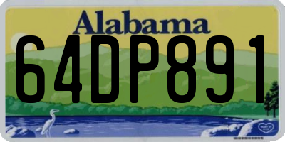AL license plate 64DP891