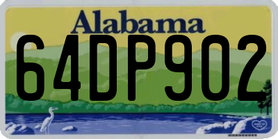 AL license plate 64DP902