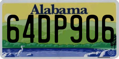 AL license plate 64DP906