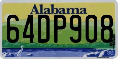 AL license plate 64DP908