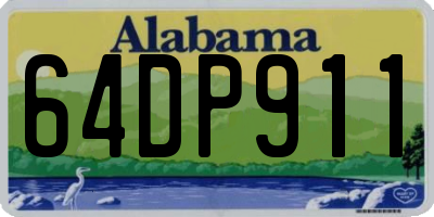 AL license plate 64DP911
