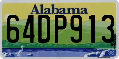 AL license plate 64DP913