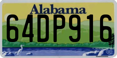 AL license plate 64DP916