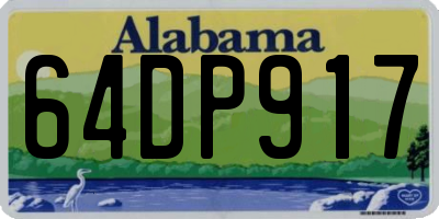 AL license plate 64DP917