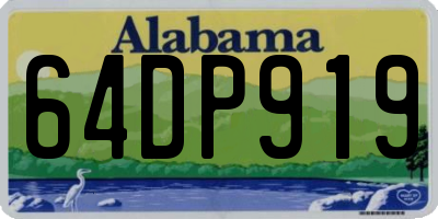 AL license plate 64DP919