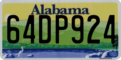 AL license plate 64DP924