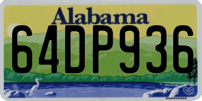 AL license plate 64DP936