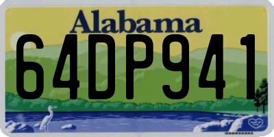 AL license plate 64DP941