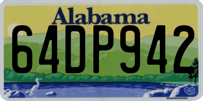 AL license plate 64DP942