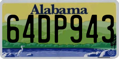 AL license plate 64DP943