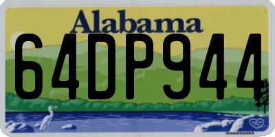 AL license plate 64DP944