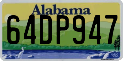 AL license plate 64DP947