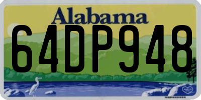 AL license plate 64DP948