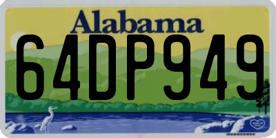 AL license plate 64DP949