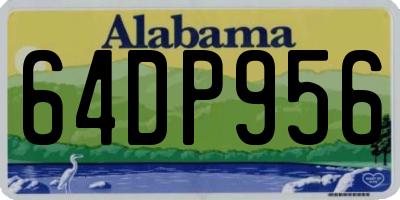 AL license plate 64DP956