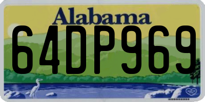 AL license plate 64DP969