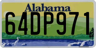 AL license plate 64DP971