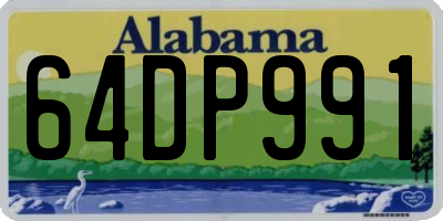 AL license plate 64DP991
