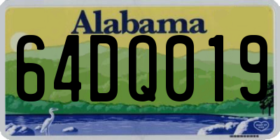 AL license plate 64DQ019
