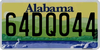 AL license plate 64DQ044