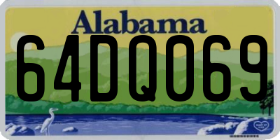 AL license plate 64DQ069