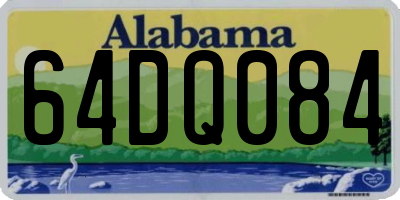 AL license plate 64DQ084