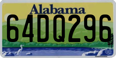 AL license plate 64DQ296