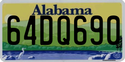 AL license plate 64DQ690