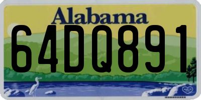 AL license plate 64DQ891