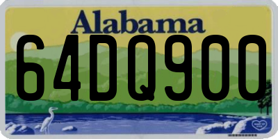 AL license plate 64DQ900