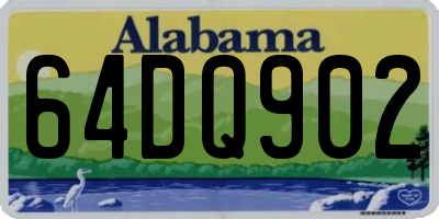 AL license plate 64DQ902