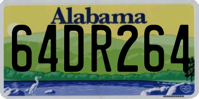AL license plate 64DR264