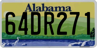 AL license plate 64DR271