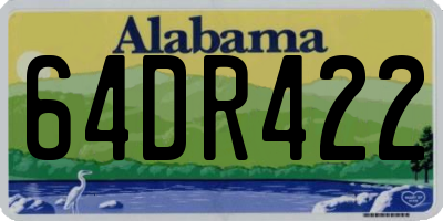 AL license plate 64DR422