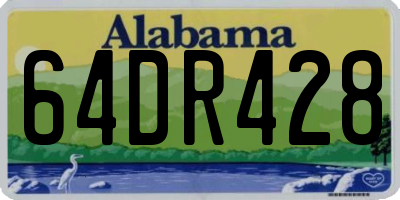 AL license plate 64DR428