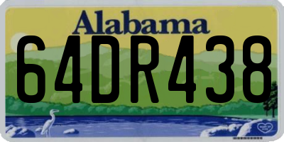 AL license plate 64DR438