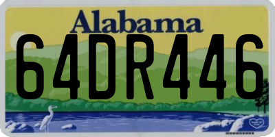 AL license plate 64DR446