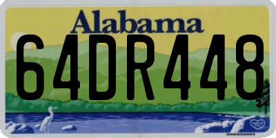 AL license plate 64DR448