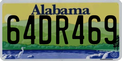 AL license plate 64DR469