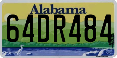 AL license plate 64DR484