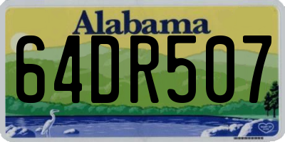 AL license plate 64DR507