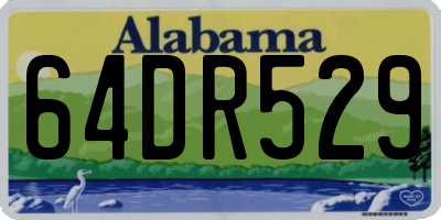 AL license plate 64DR529