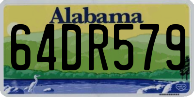 AL license plate 64DR579