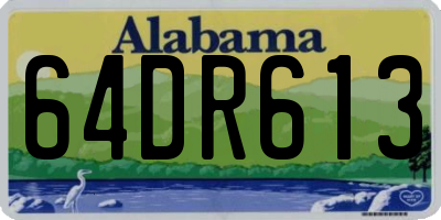 AL license plate 64DR613
