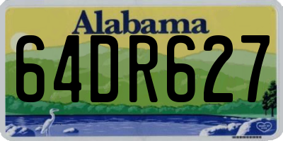 AL license plate 64DR627