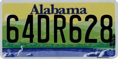 AL license plate 64DR628