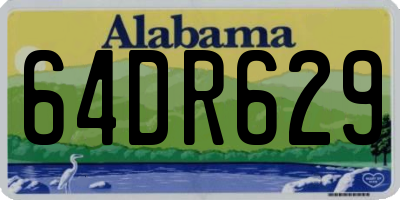 AL license plate 64DR629
